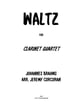 Waltz for Clarinet Quartet P.O.D cover